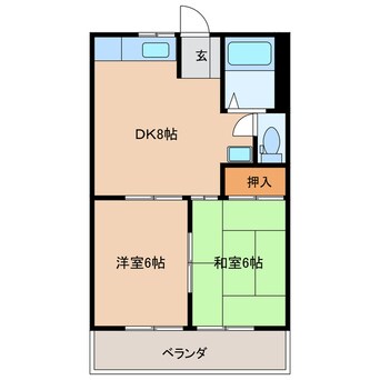 間取図 メゾン・ラフォーレ