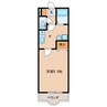 アフロディーテ 1Kの間取り