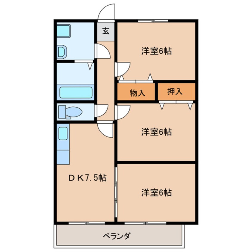 間取図 アフロディーテ