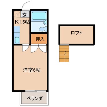 間取図 シャンツェin城山　弐番館