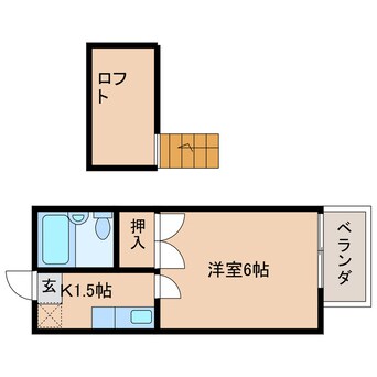 間取図 シャンツェin城山　弐番館