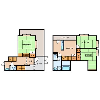 間取図 コーポエス