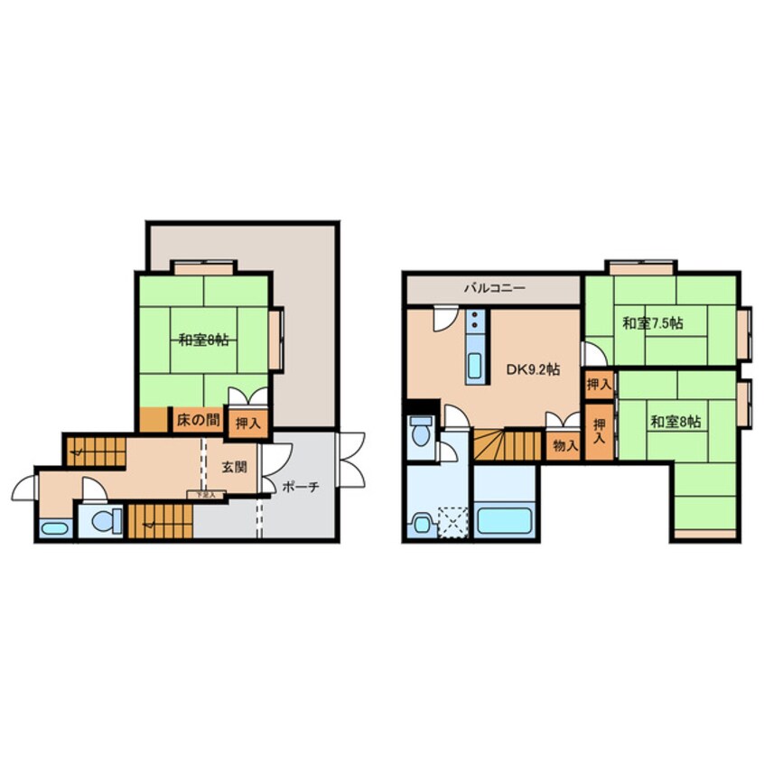 間取図 コーポエス