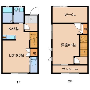 間取図 石浦テラスハウス