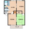 ダイヤマンション 3DKの間取り