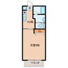コーポキヨサトC棟 1Kの間取り