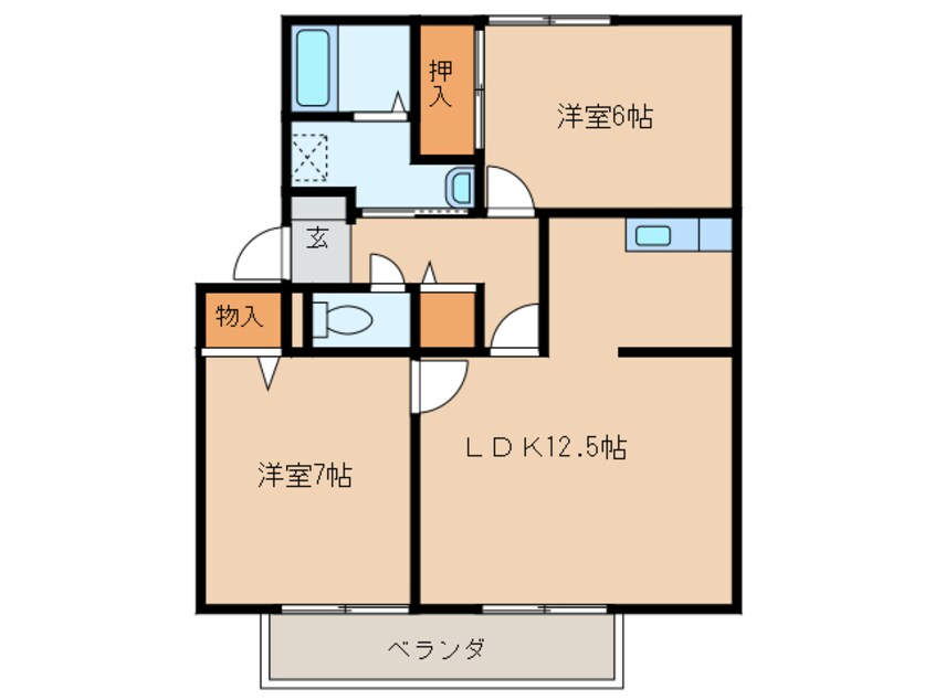 間取図 弥生ハイツ