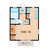Total Heim冬頭 1Rの間取り