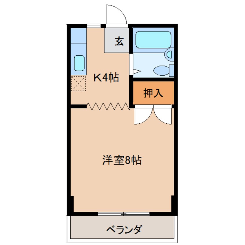 間取図 コーポ山王