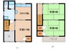 高山本線（岐阜県内）/高山駅 バス:12分:停歩3分 1-2階 築29年 3DKの間取り