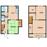 コーポ竹仙 3DK+Sの間取り