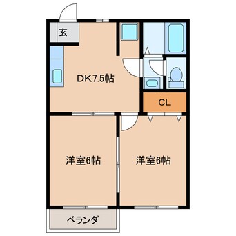 間取図 プラザ・タクサス