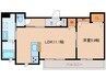 Villa　Espoir 1LDKの間取り