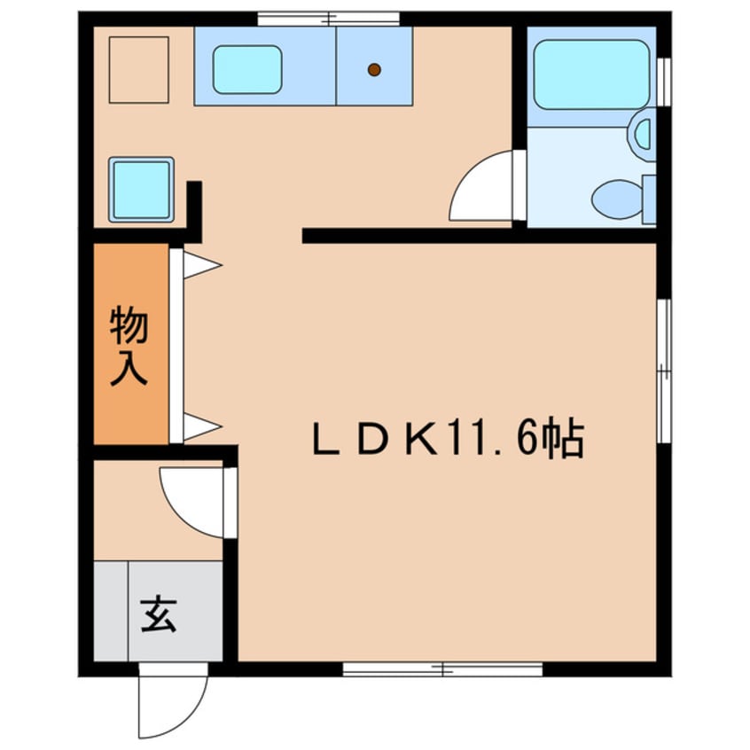 間取図 ハイツ初田