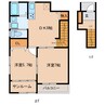 Eマルコ 2DKの間取り