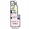 フランブリッサＡ 1Rの間取り