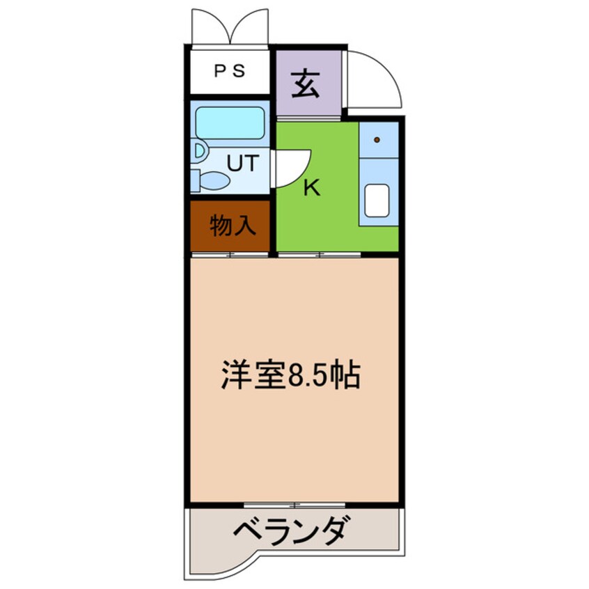 間取図 コーポエンジェル