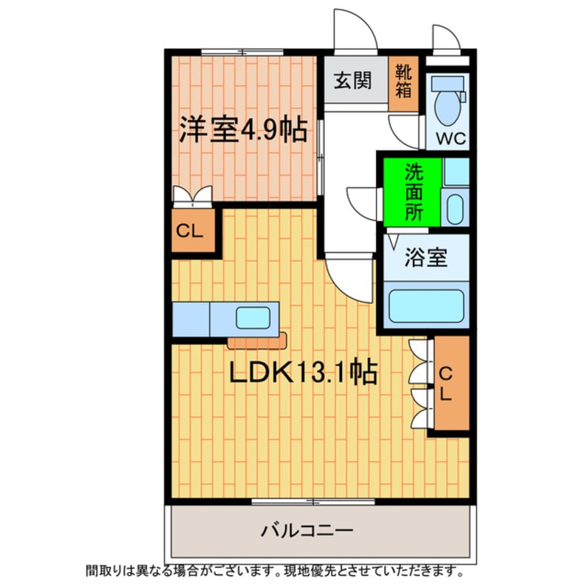 間取図 グランチェスタ