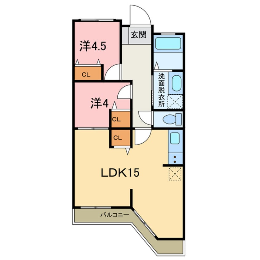 間取図 第1眉山マンション