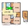 メゾンソレイユA・B 3LDKの間取り