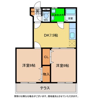 間取図 コーポリンクス１