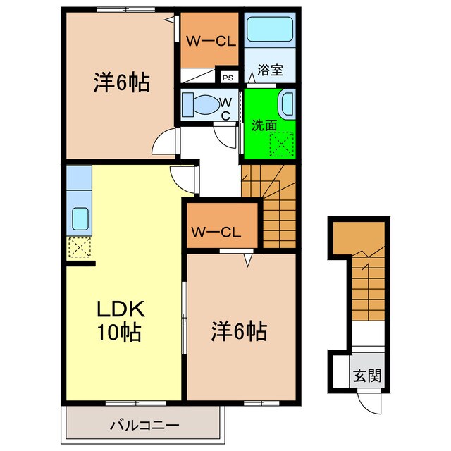 間取り図 レモングラスＡ・Ｂ