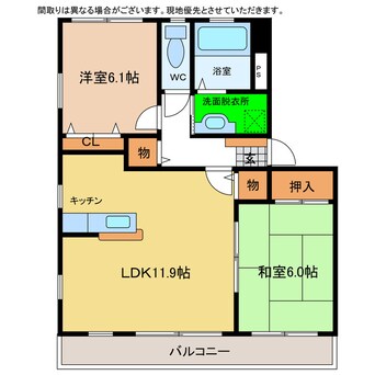 間取図 フォブールソレイユ