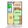 アベニールシライト 3LDKの間取り