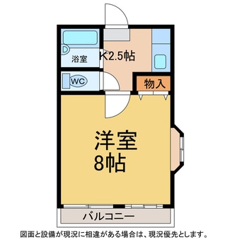 間取図 ヴィラ北浜