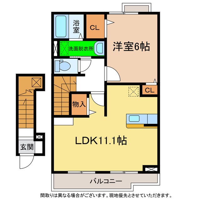 間取り図 プリマベーラＡ・Ｂ