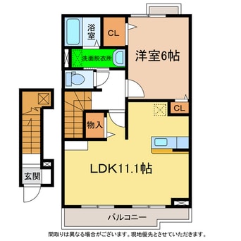 間取図 プリマベーラＡ・Ｂ