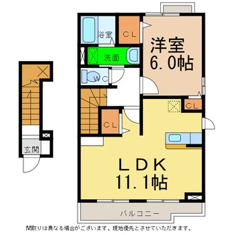 間取図 プリマベーラＡ・Ｂ