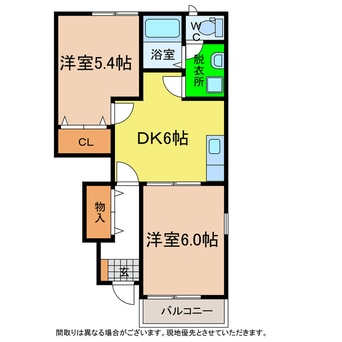 間取図 メゾンリヴァージュ