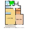 ファインプレイス２ 1LDKの間取り