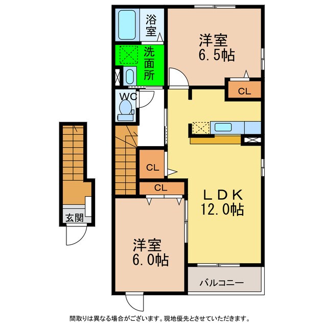間取り図 アンジェリカ A・B・C