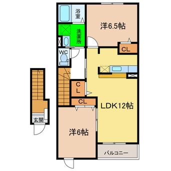 間取図 アンジェリカ A・B・C