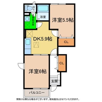 間取図 グリーンパレス　A・B