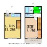 クレスト新浜 1LDKの間取り