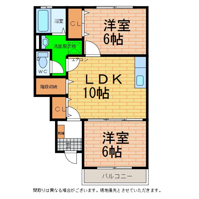 間取り図 ヴィラファミールＡ・Ｂ