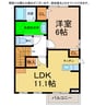 プレアヴェニューＥ 1LDKの間取り