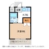 ファーストインＫ２ 1Kの間取り