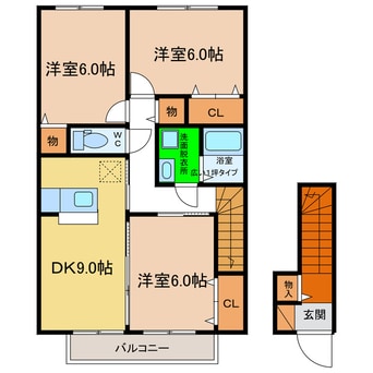 間取図 グラン・リーオA・B・C・D