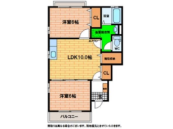 間取図 パティオ武中