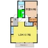 PRIMAナカヤ 1LDKの間取り
