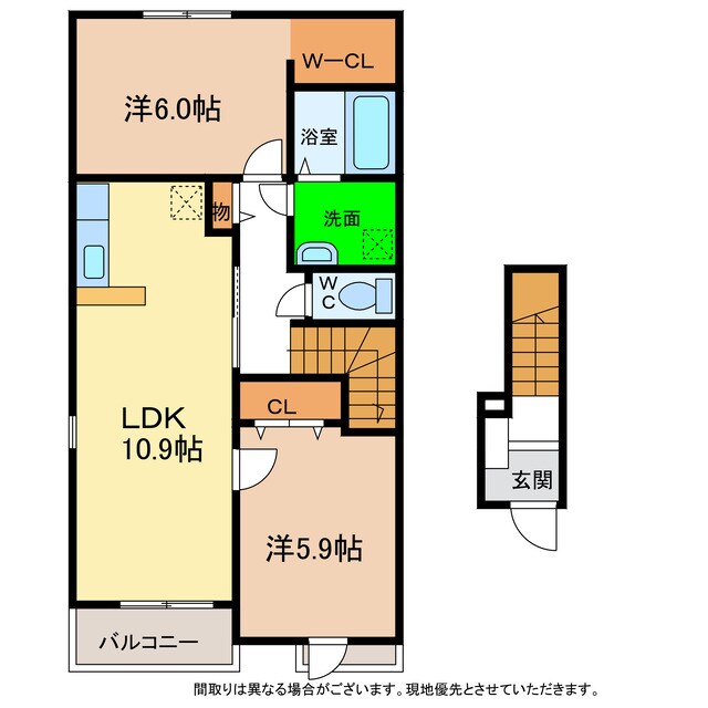 間取り図 アンジェリカ・セカンド
