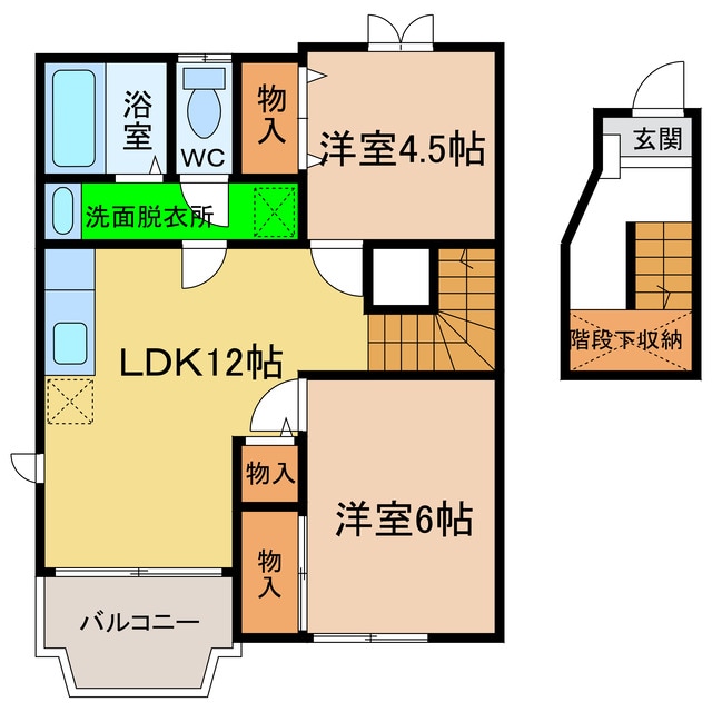 間取り図 CountryⅠ・Ⅱ