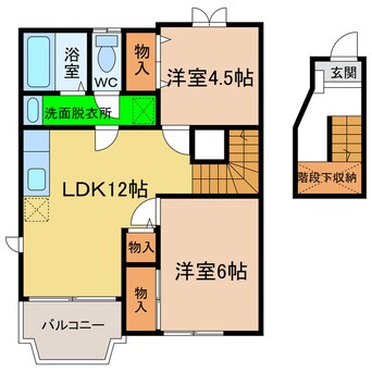 間取図 CountryⅠ・Ⅱ