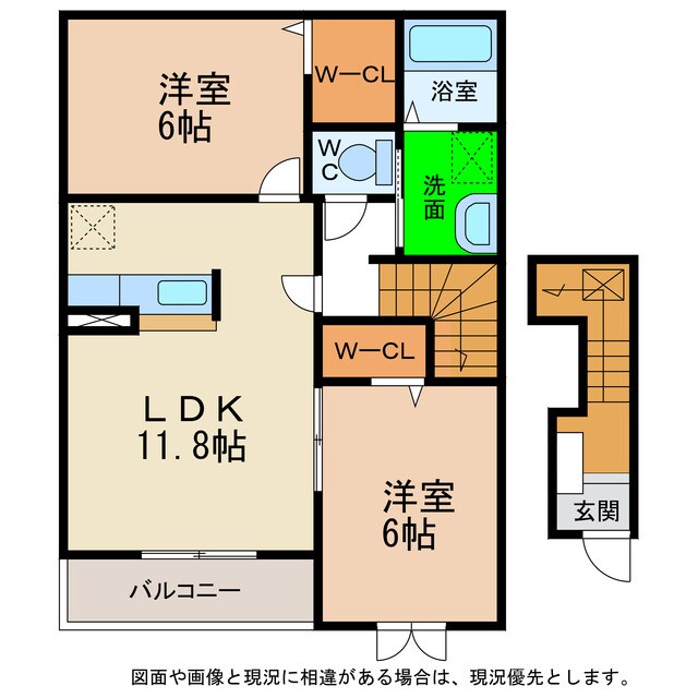 間取り図 メゾンオーシャンA・B