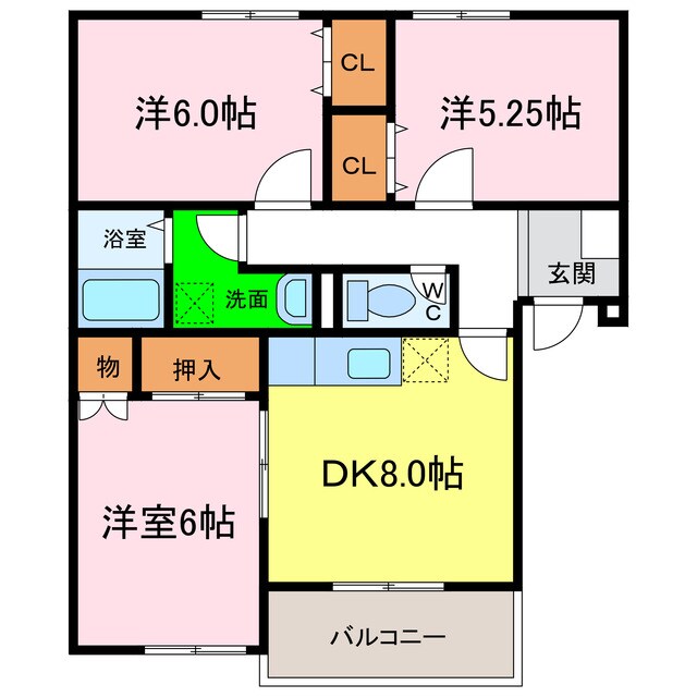 間取り図 エクセレントハイツコスモⅠ
