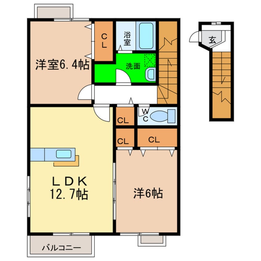 間取図 カサ　モデルナ　Ⅰ・Ⅱ